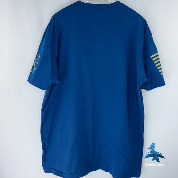 1129 Grunt Style Hold My Beer Tee - Size XL - Blue - Picture 6 of 7